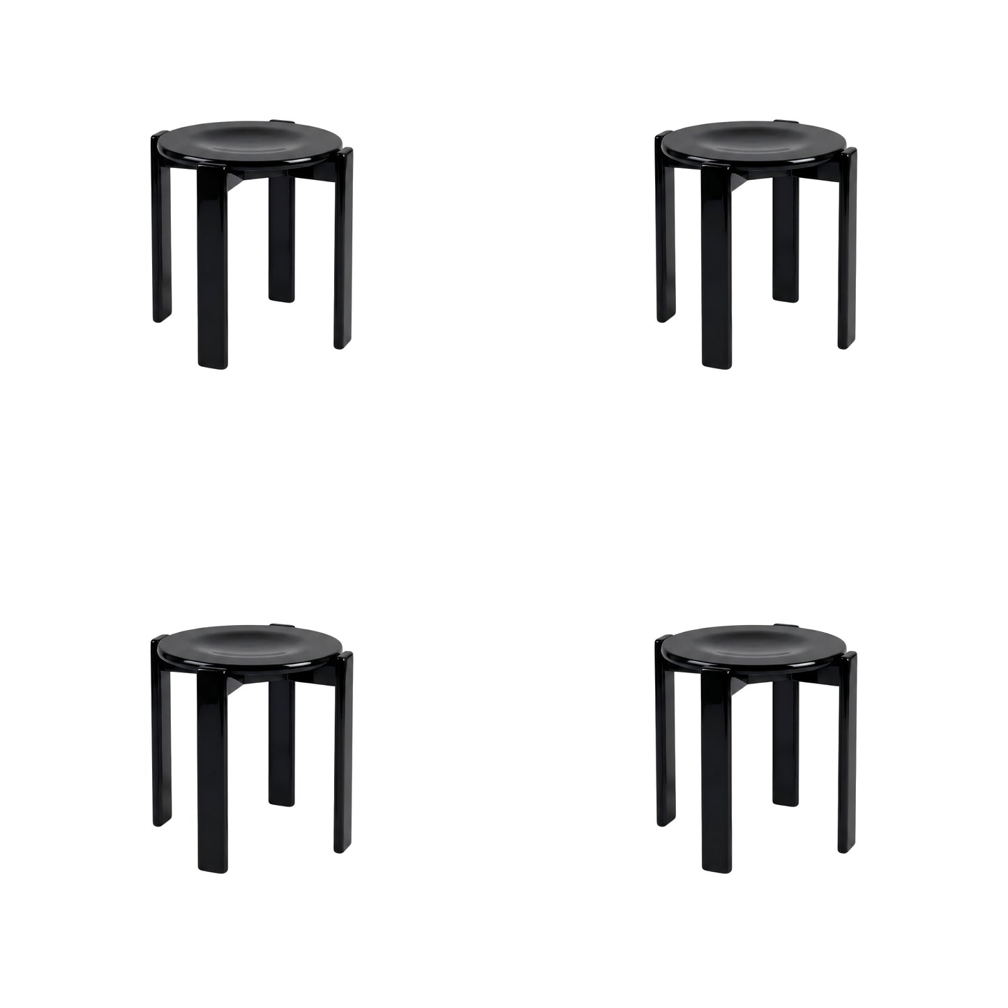 Rey Stool Replica – Versatile Stackable Wooden Stool & Modern Minimalist Elegance