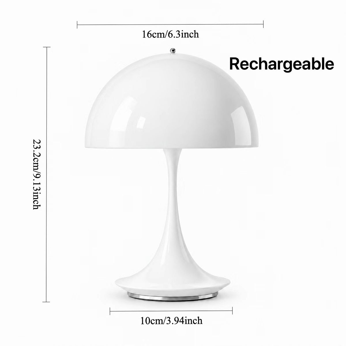 Verner Panton Dome Table Lamp – Retro Curves & Colour