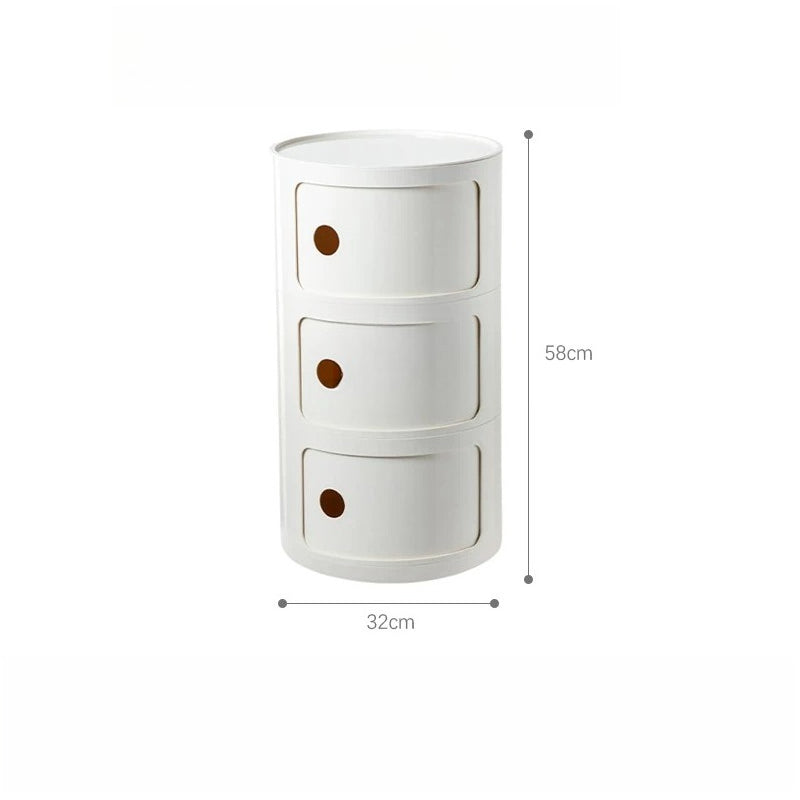 Componibili Round Cabinet Replica – Nordic Modular Storage for Modern Spaces