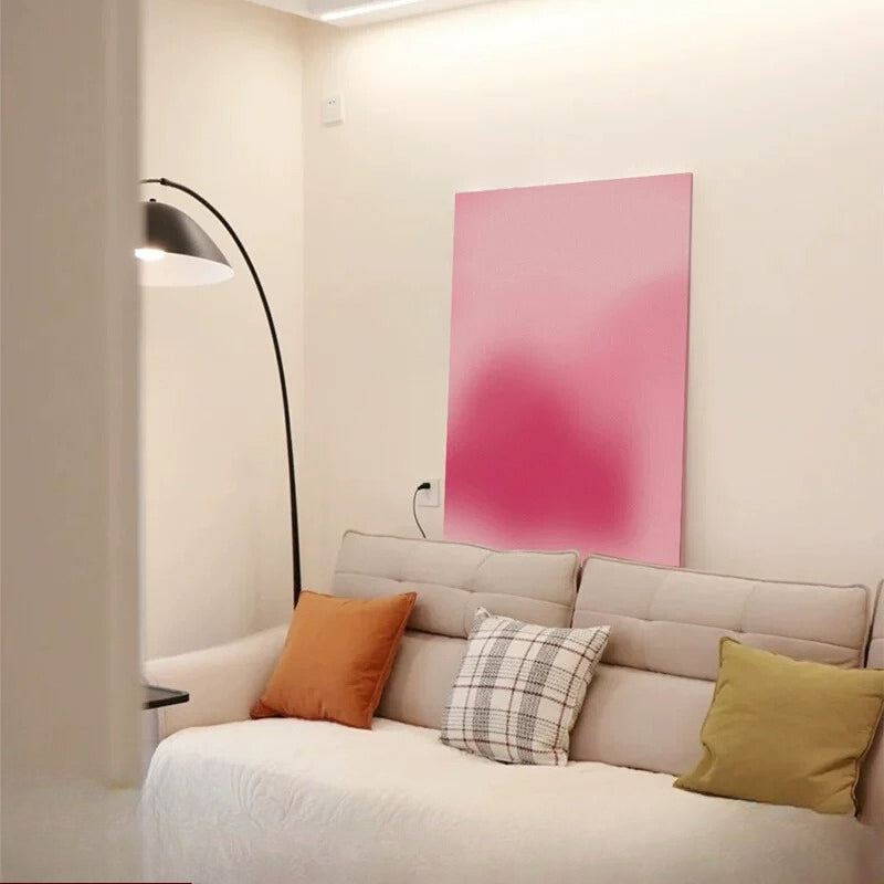 Modern Pink Series Wall Art – Elegant & Light Luxury Design for Cream-Style Spaces