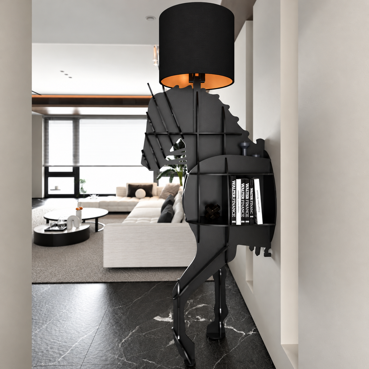 Italian-Style Display Cabinet – Elegant Room Divider for Modern Entryways