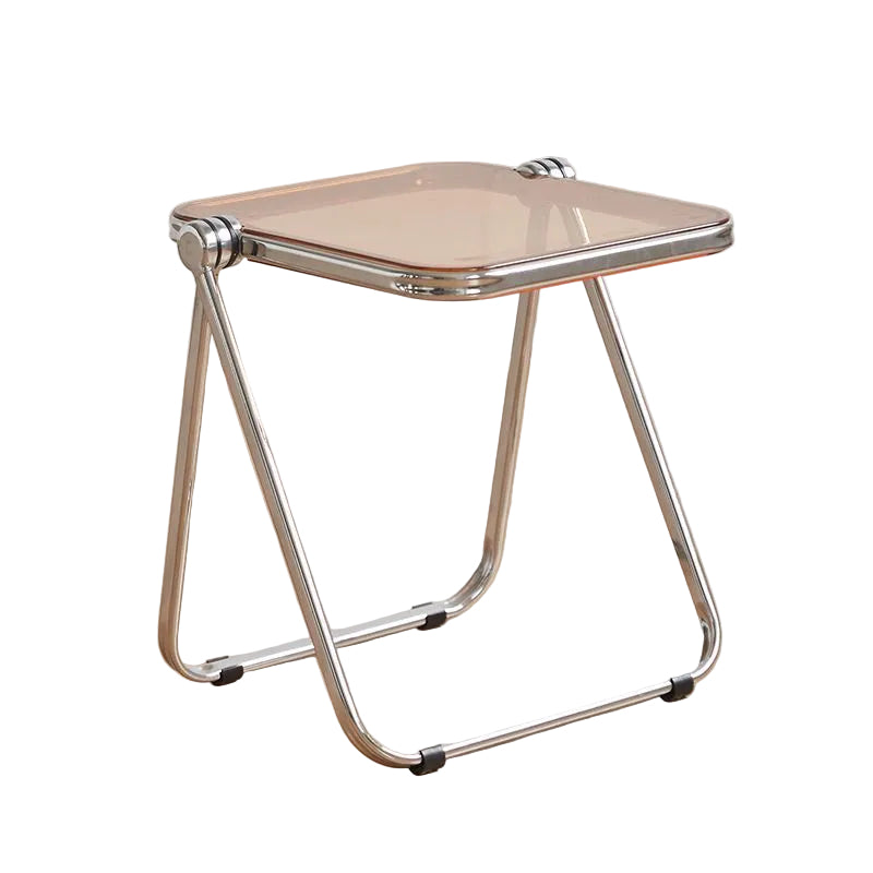 Modern Acrylic Folding Stool – A Fusion of Minimalist Design and Everyday Functionality