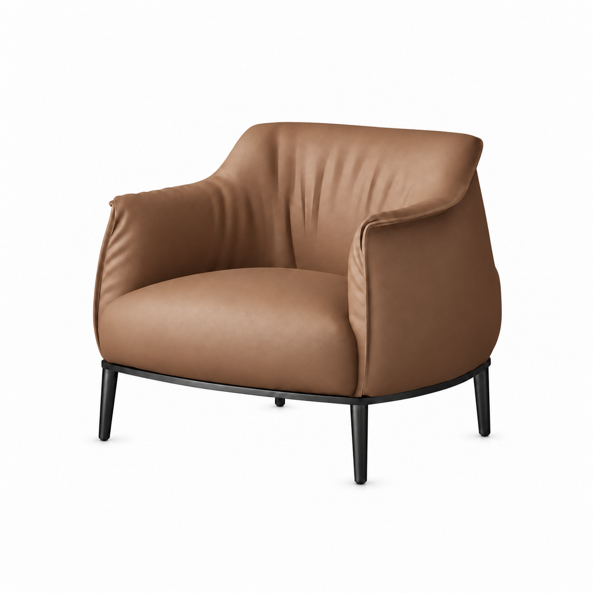 Jean-Marie Massaud–Inspired Lounge Chair – Sculptural Curves & Modern Elegance