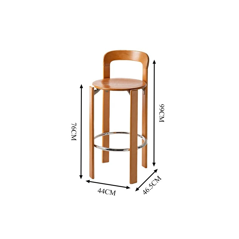Rey Bar Stool Replica – Minimalist Nordic Design & Mid-Century Charm