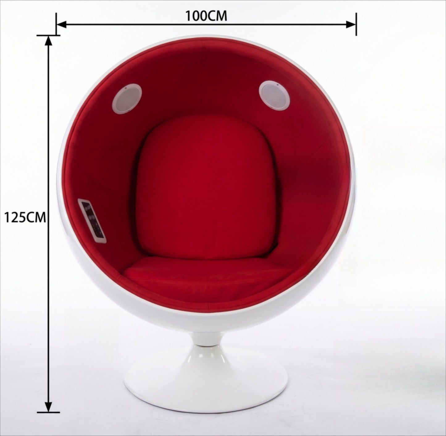 Eero Aarnio Ball Chair – Space Age Fiberglass Swivel Pod Chair