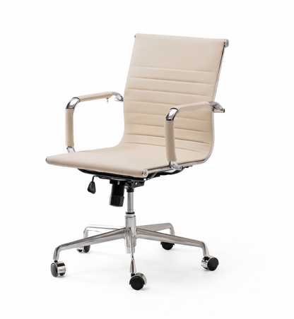 Eames Office Meeting Chair– Ergonomic Cushion Metal Armrest Alloy Base
