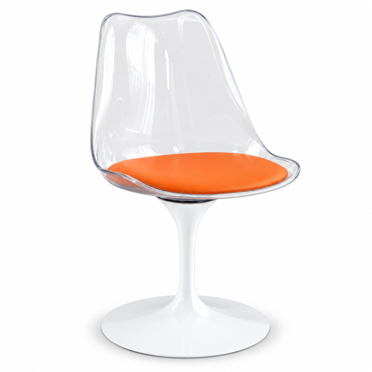 Poltrona Giratória Tulip – Curvas Criativas e Elegância Moderna