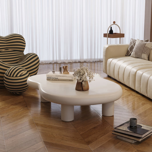Minimalist Cloud Coffee Table – Effortless Style & Playful Modern Aesthetics