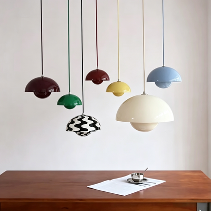 VP10 Flower Bud Pendant Lamp – Minimalist Danish Design for Dining & Bedside Spaces