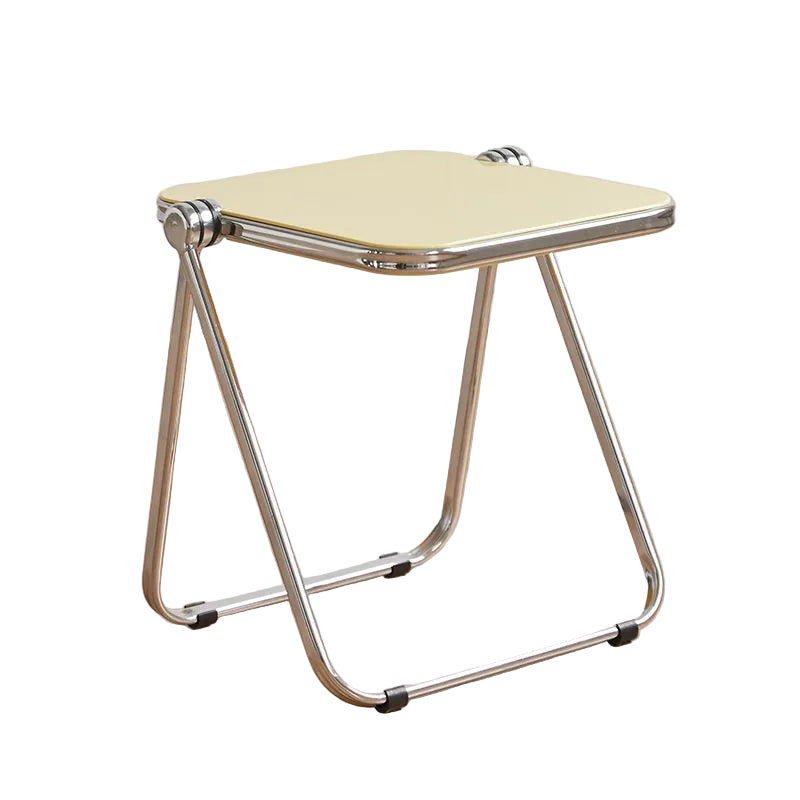 Modern Acrylic Folding Stool – A Fusion of Minimalist Design and Everyday Functionality