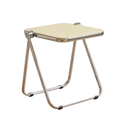 Modern Acrylic Folding Stool – A Fusion of Minimalist Design and Everyday Functionality