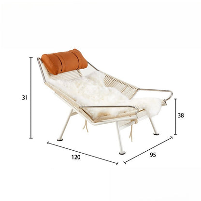 Flag Halyard Chair Replica – Danish Modern Lounge Chair by Hans J. Wegner