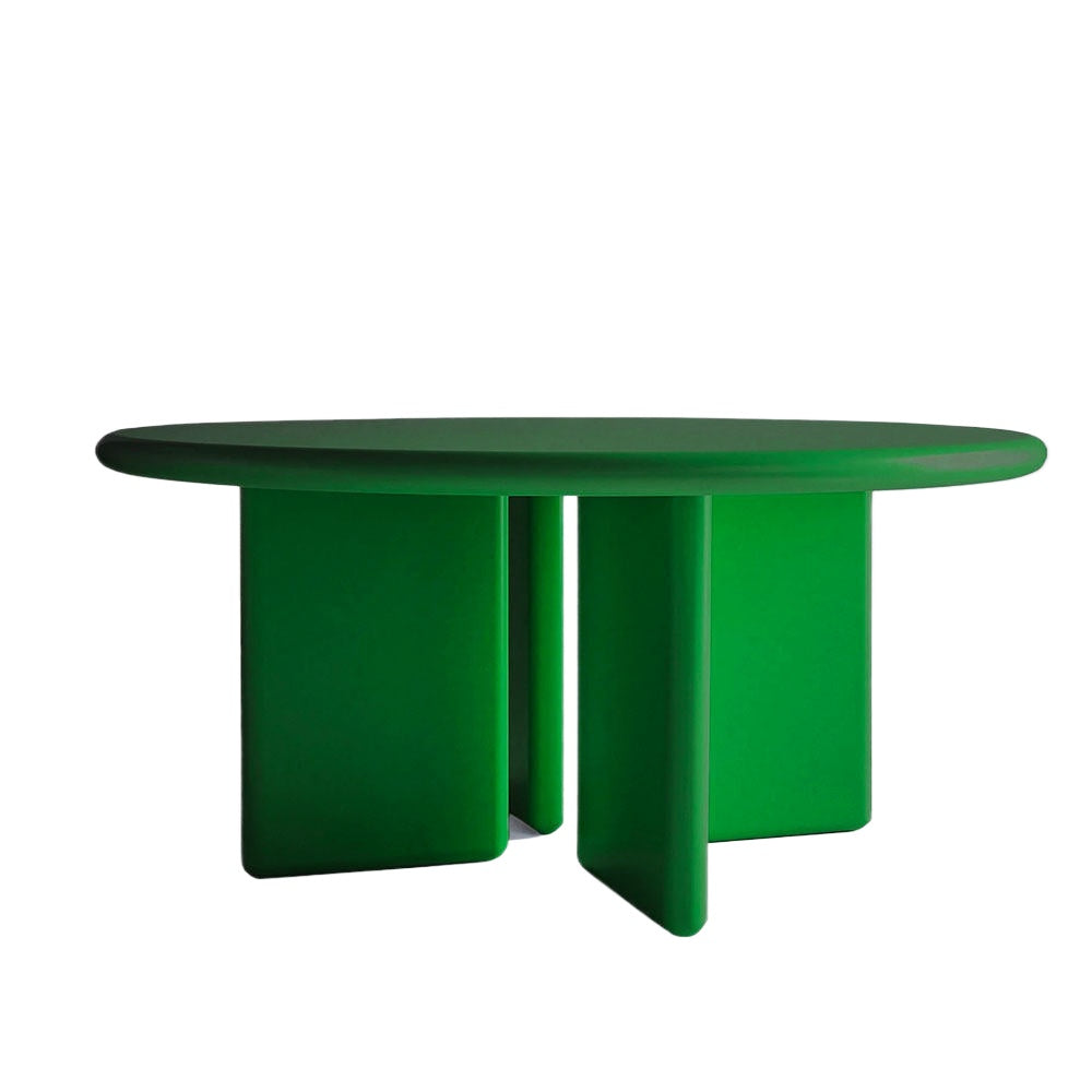 Memphis Round Dining Table – Modern Sculptural Pedestal Table
