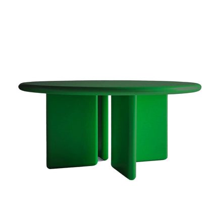 Memphis Round Dining Table – Modern Sculptural Pedestal Table