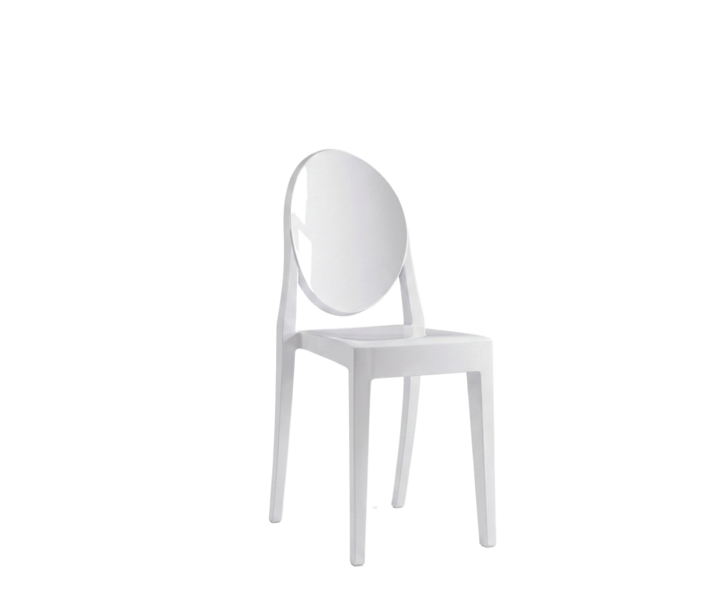 Nordic Ghost Dining Chair – Transparent Stackable Acrylic Chair