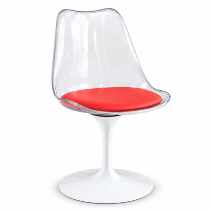Poltrona Giratória Tulip – Curvas Criativas e Elegância Moderna