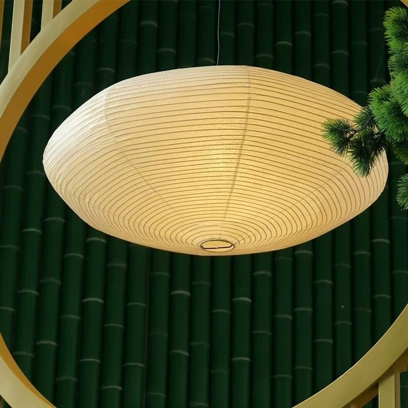 Noguchi Style Paper Lamp – Wabi-Sabi Zen Design for Modern Living
