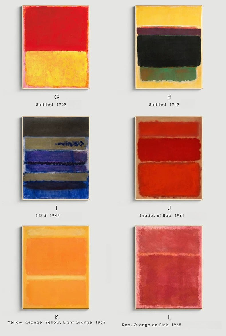 Mark Rothko Abstract Art Print – A Mid-Century Modern Masterpiece for Your Living Space