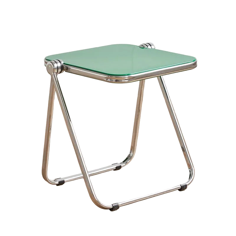 Modern Acrylic Folding Stool – A Fusion of Minimalist Design and Everyday Functionality