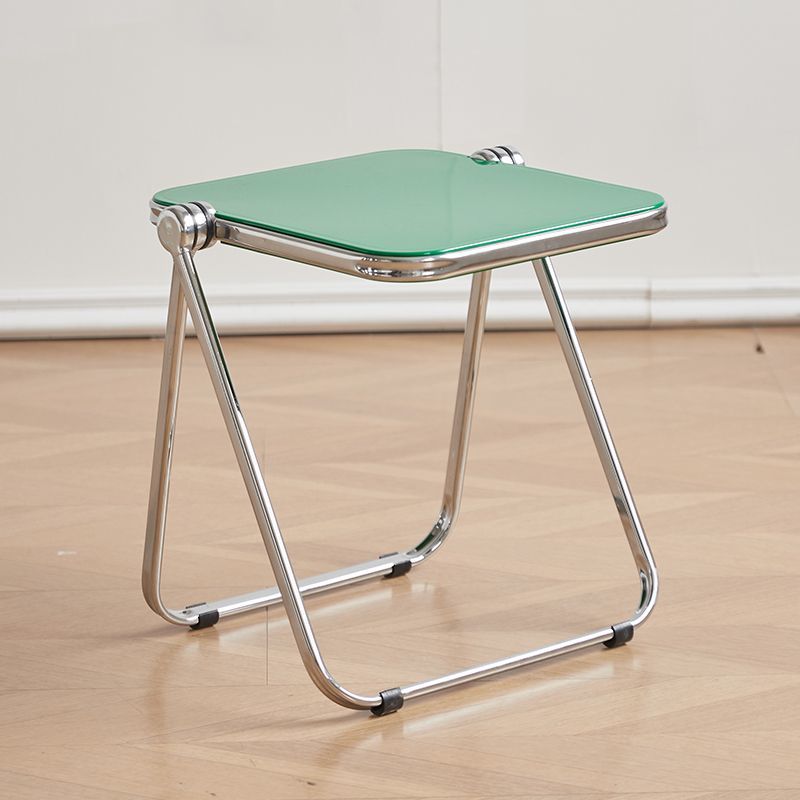 Modern Acrylic Folding Stool – A Fusion of Minimalist Design and Everyday Functionality