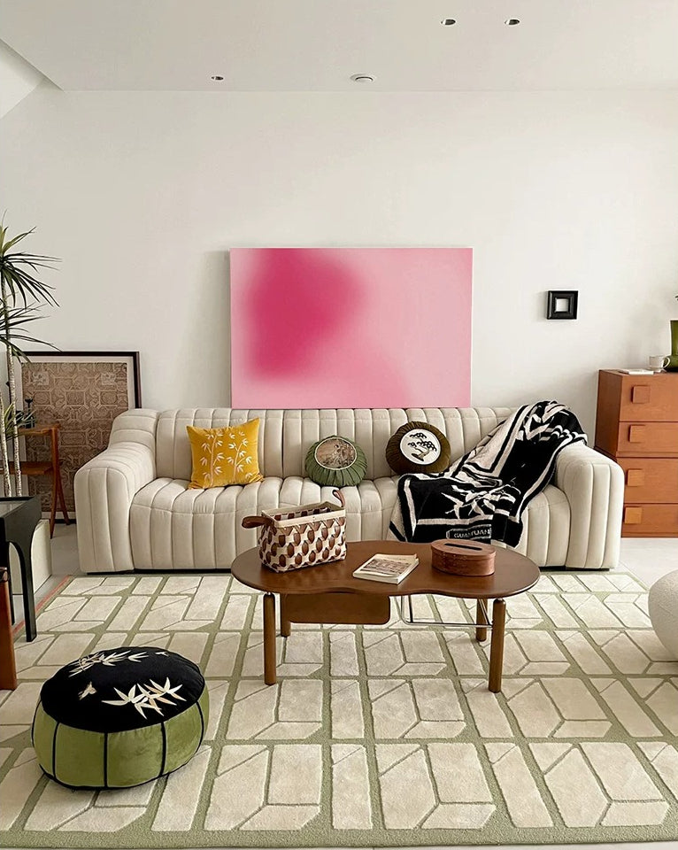 Modern Pink Series Wall Art – Elegant & Light Luxury Design for Cream-Style Spaces