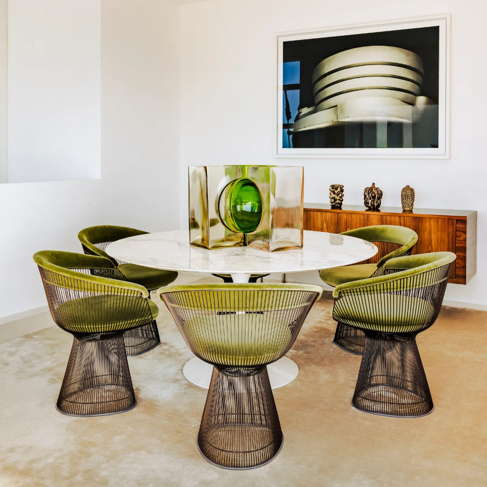Warren Platner Wire Frame Armchair – Mid-Century Modern Elegance