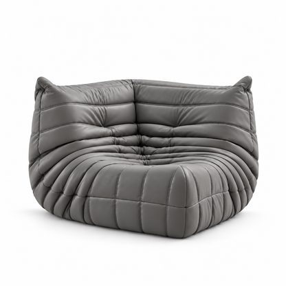 Togo Corner Sofa in Microfiber Leather – Effortless Comfort & Timeless Style