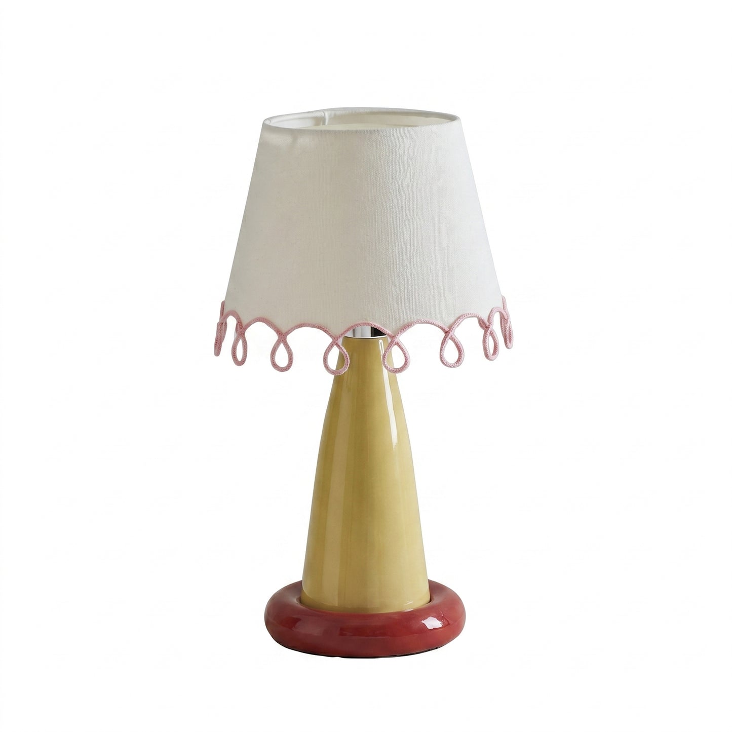 Loop Creamy Color-Block Table Lamp-A Lamp as Sweet And Gentle As Cream