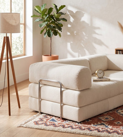 Sofá Teddy: sofá cama modular para salas de estar pequeñas
