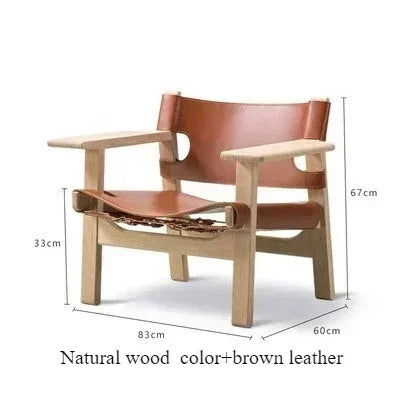 Timeless Allure – Spanish Hunting Rattan Lounge Chair