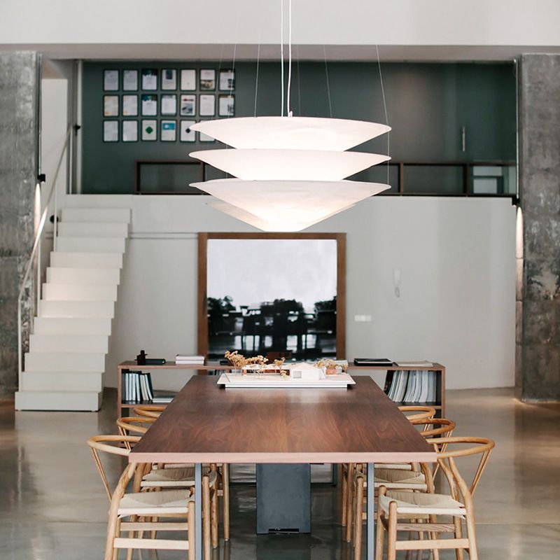 DuPont Paper Conical Pendant Lamp – A Fusion of French Vintage Artistry & Modern Minimalism