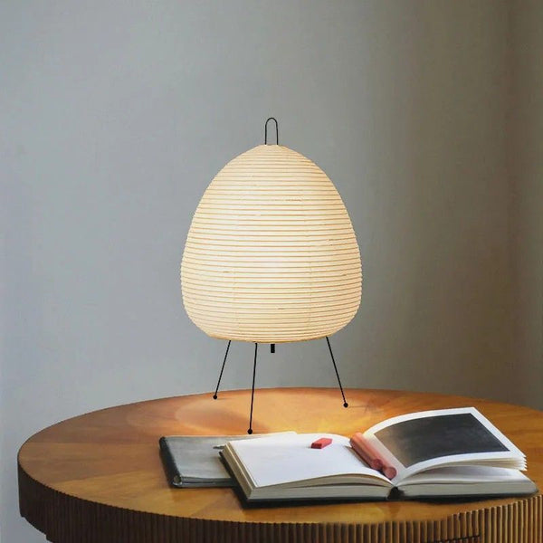 Collection de lampes de table d'ambiance Wabi-Sabi nordiques
