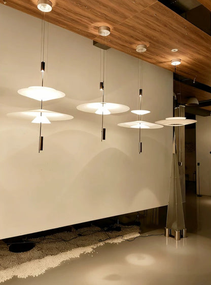 Vibia Flamingo Pendant Lamp – Minimalist Designer UFO Light for Dining & Bar Spaces
