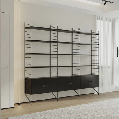 String Original Wall System – Modular, Adjustable & Wall-Mounted Shelving