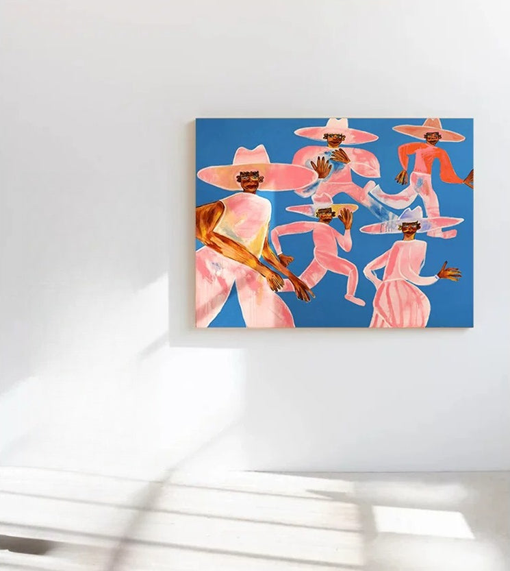 Bauhaus-Style Mid-Century Wall Art – A Sophisticated & Vibrant Statement for Modern Living