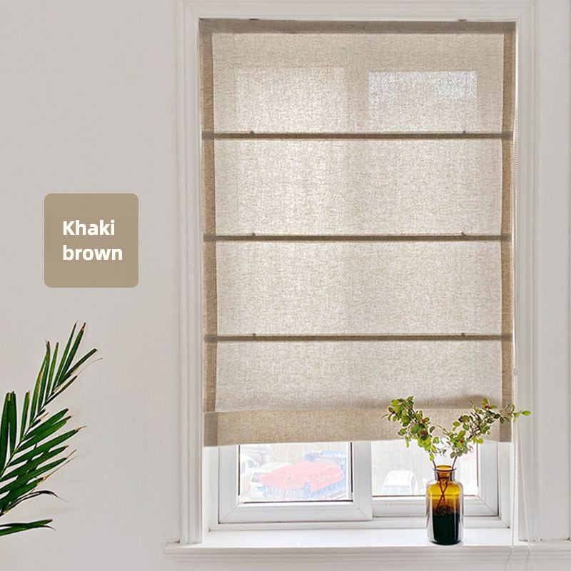 Serenity in Every Fold – Linen Roman Shades for a Calm, Modern Home
