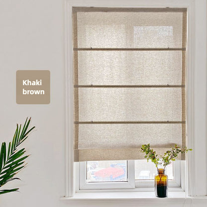 Serenity in Every Fold – Linen Roman Shades for a Calm, Modern Home