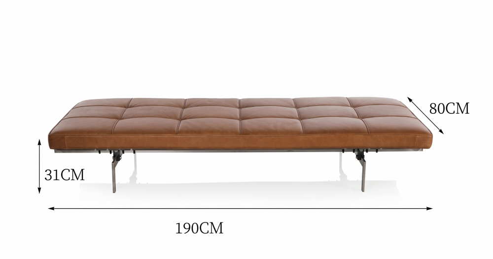 PK80 Daybed Replica – Modern Bench Sofa Bed for Living Room