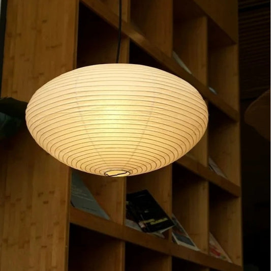 Noguchi Style Paper Lamp – Wabi-Sabi Zen Design for Modern Living