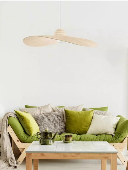 French Straw Hat Fabric Chandelier – Effortless Elegance & Timeless Style