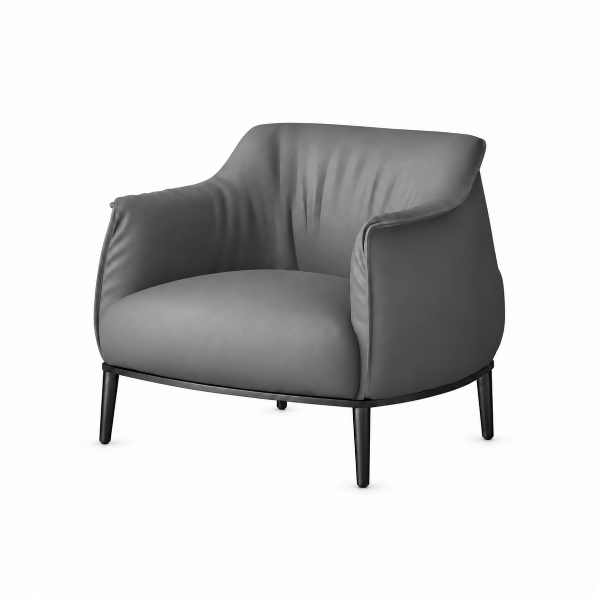 Jean-Marie Massaud–Inspired Lounge Chair – Sculptural Curves & Modern Elegance