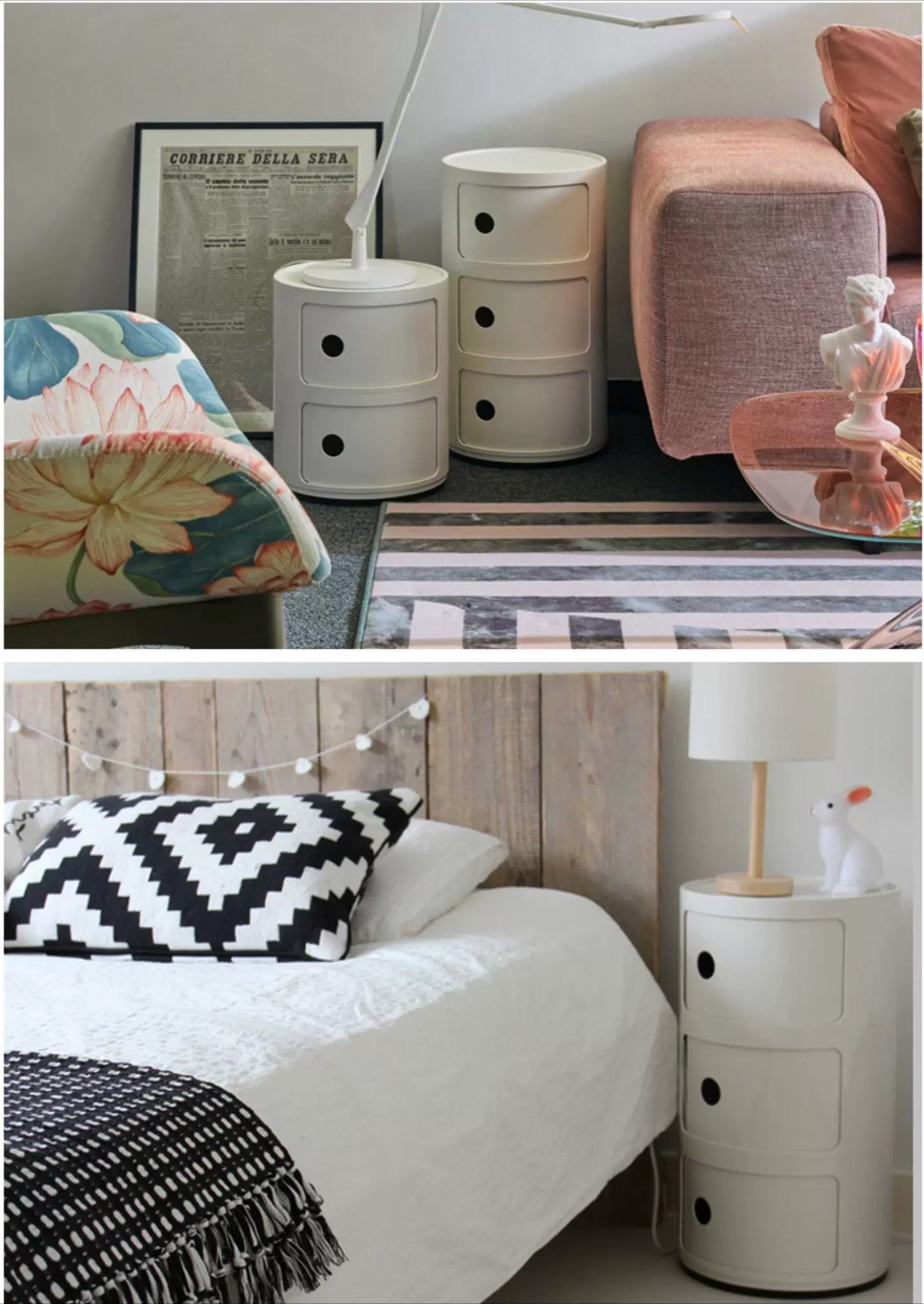 Componibili Round Cabinet Replica – Nordic Modular Storage for Modern Spaces