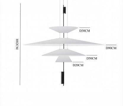 Vibia Flamingo Pendant Lamp – Minimalist Designer UFO Light for Dining & Bar Spaces