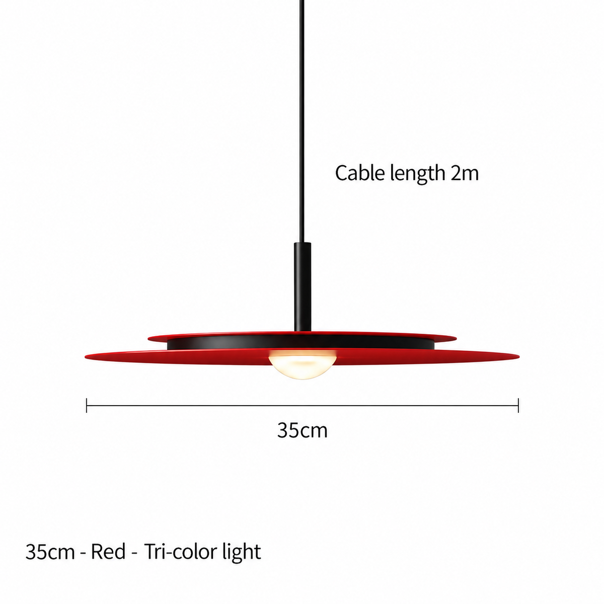 Menvix Nordic Minimalist Light— LED Pendant Light for Bedroom & Dining Room