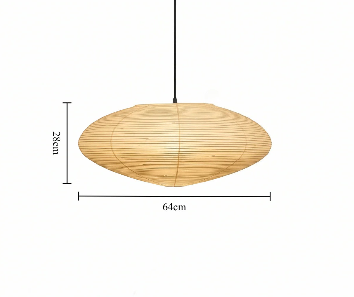 Noguchi Style Paper Lamp – Wabi-Sabi Zen Design for Modern Living