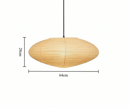 Noguchi Style Paper Lamp – Wabi-Sabi Zen Design for Modern Living
