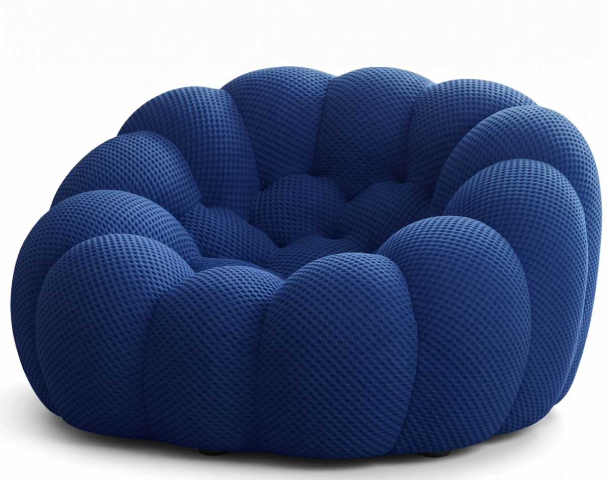 Designer-Style Curved Bubble Sofa – Modern Art Statement Piece