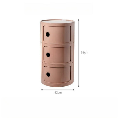 Componibili Round Cabinet Replica – Nordic Modular Storage for Modern Spaces