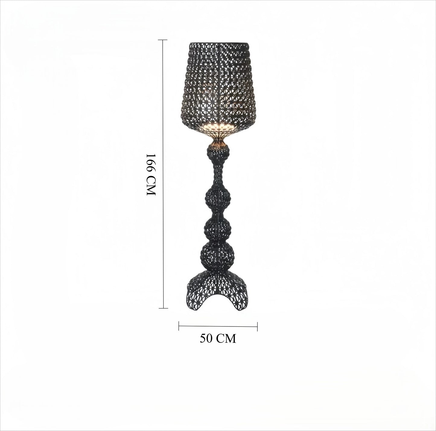 Lace Wine Glass Lamp-The Embodiment of Home Romance