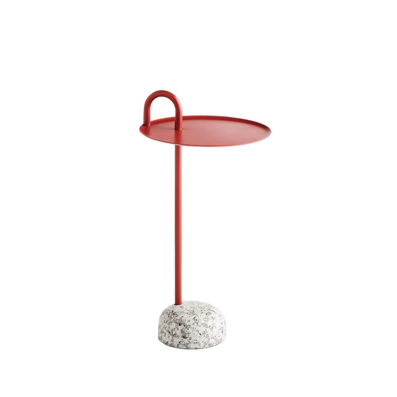 Terrazzo Accent Side Table – Modern Sculptural End Table